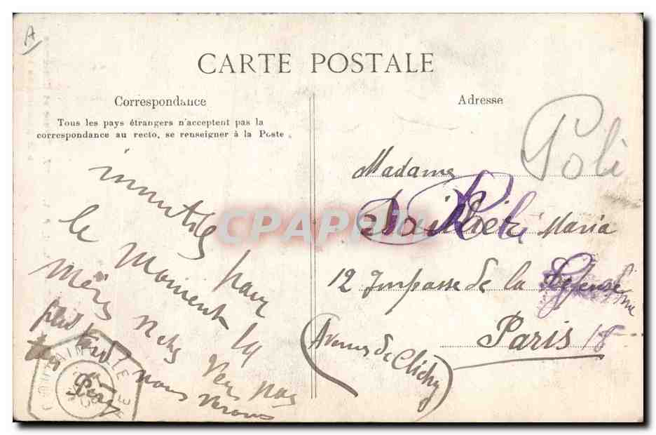 CPA Folklore Normandie La Bayeusaise de 1850 Bayeux  — Verso