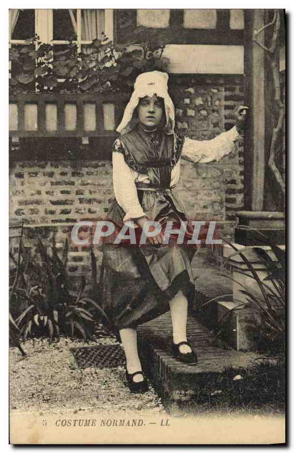 CPA Folklore Normandie 