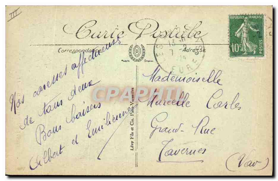 CPA Folklore Normandie  — Verso