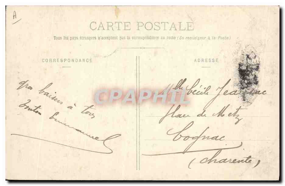 CPA Folklore Normandie  — Verso