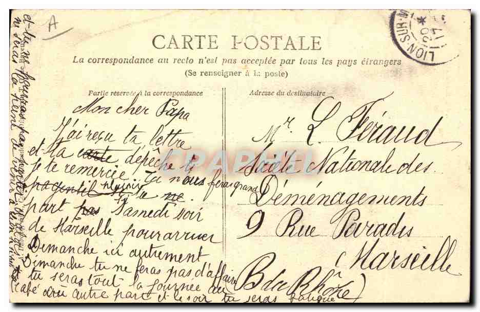 CPA Folklore Normandie Reux Pont l'Eveque  — Verso