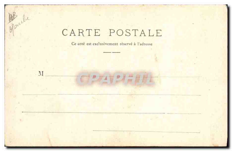 CPA Folklore Normandie Carentan — Verso