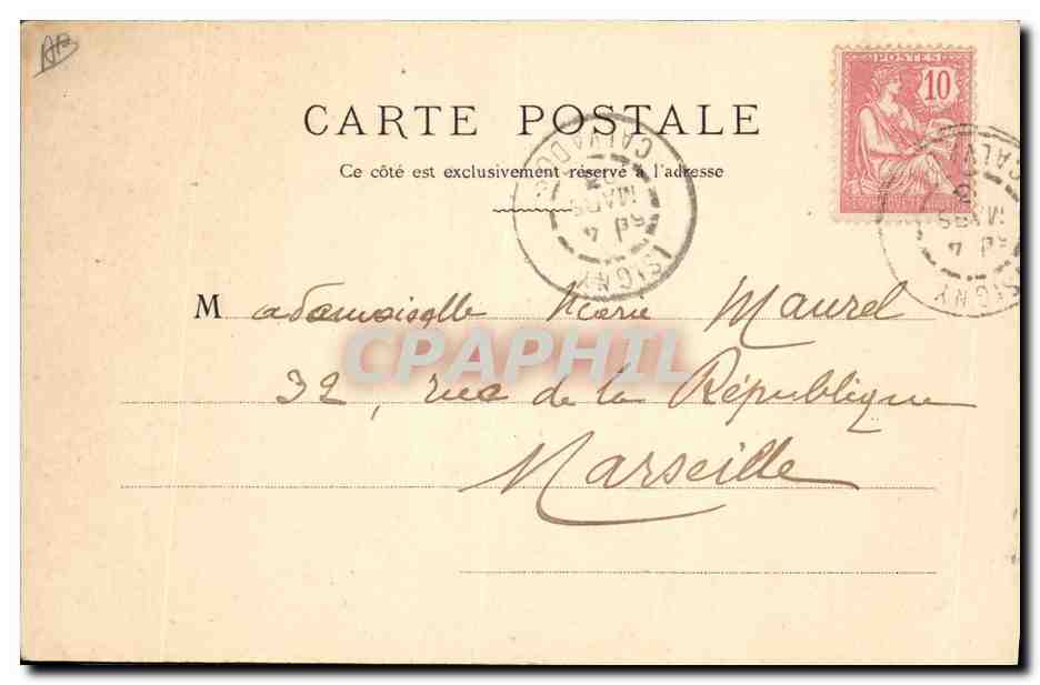 CPA Folklore Normandie Saint Lo  — Verso