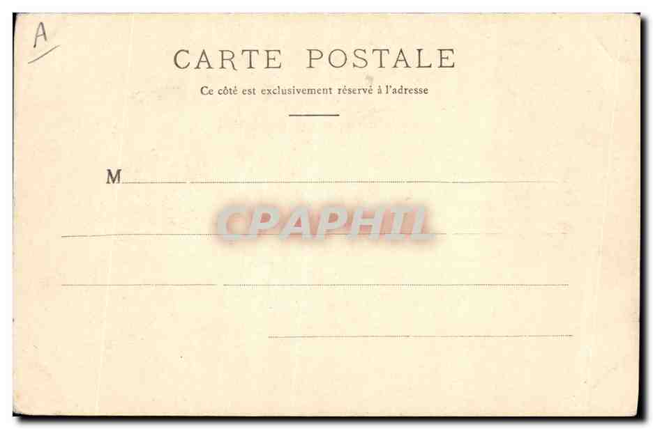 CPA Folklore Normandie Granville — Verso