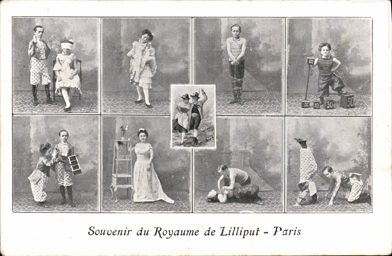 CPA Nain Nains Souvenir du Royaume de Lilliput Paris
