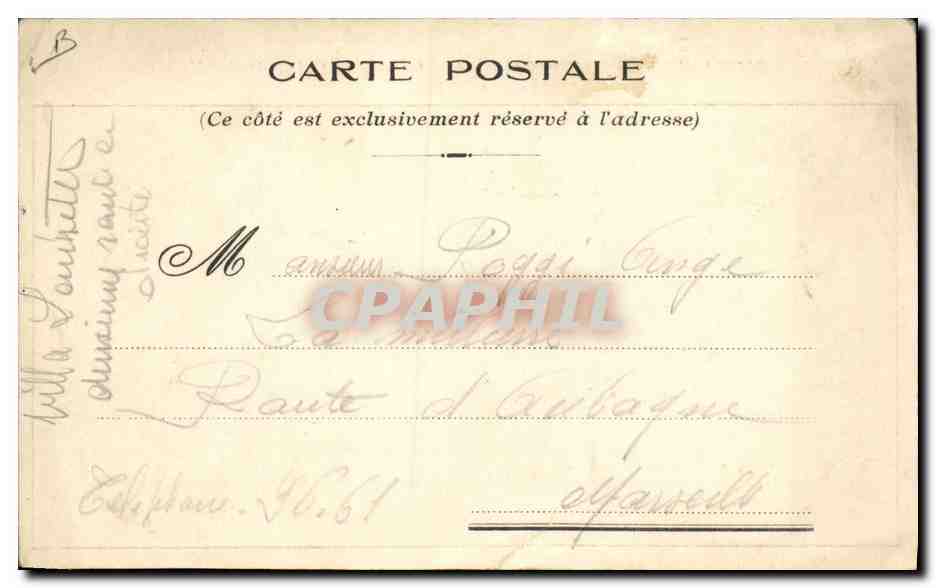 CPA M Bigmen l'homme insoulevable  — Rückseite