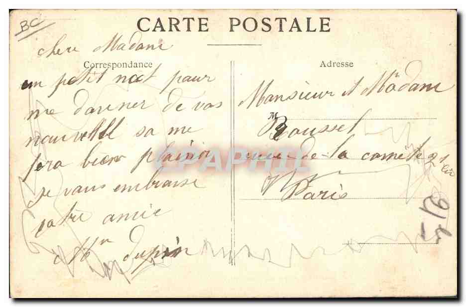 CPA Nain Nains Souvenir du Royaume de Lilliput Paris Famille Maggri  — Rückseite