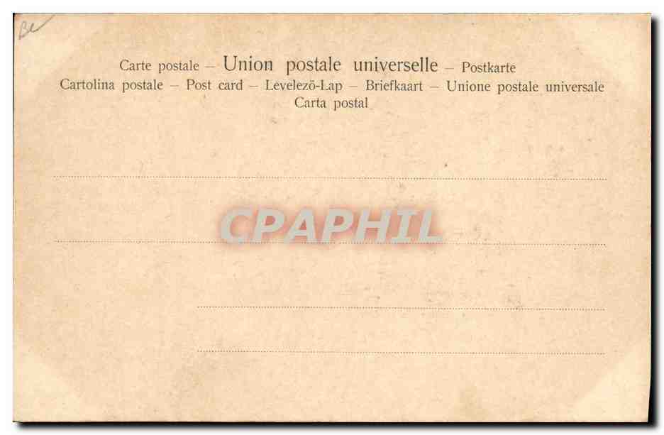 CPA Nain Nains Liliput Poney Cheval Chien  — Rückseite