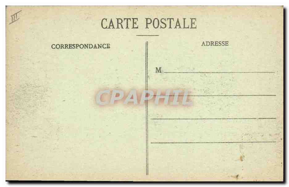 CPA Poste Limoges nouvel Hotel des Postes et Telegraphes  — Rückseite