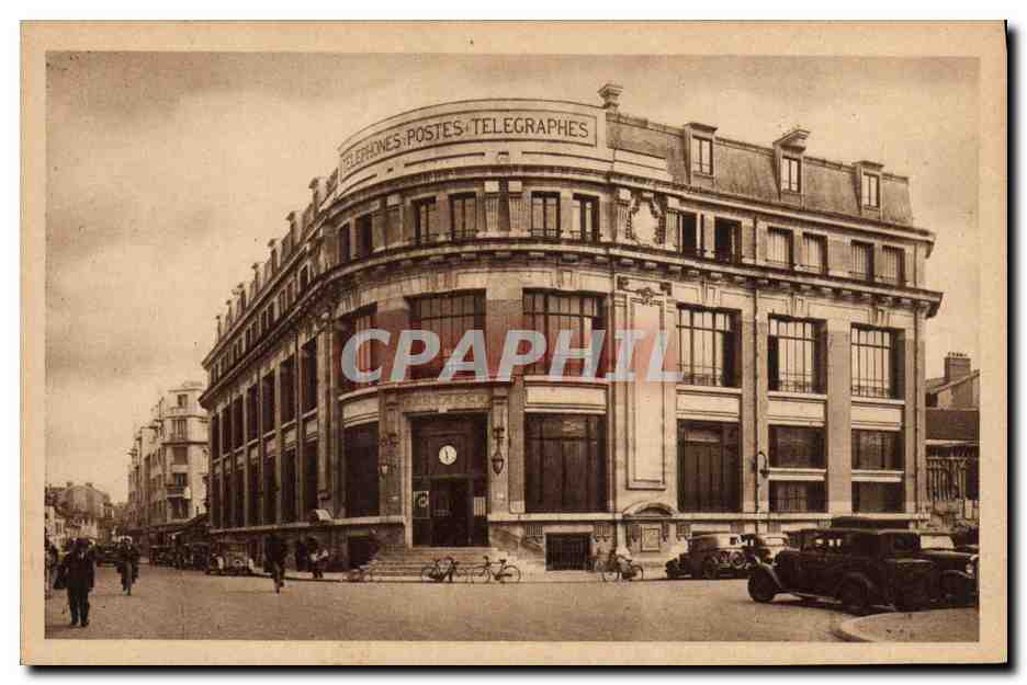 CPA Poste Troyes Hotel des Postes 