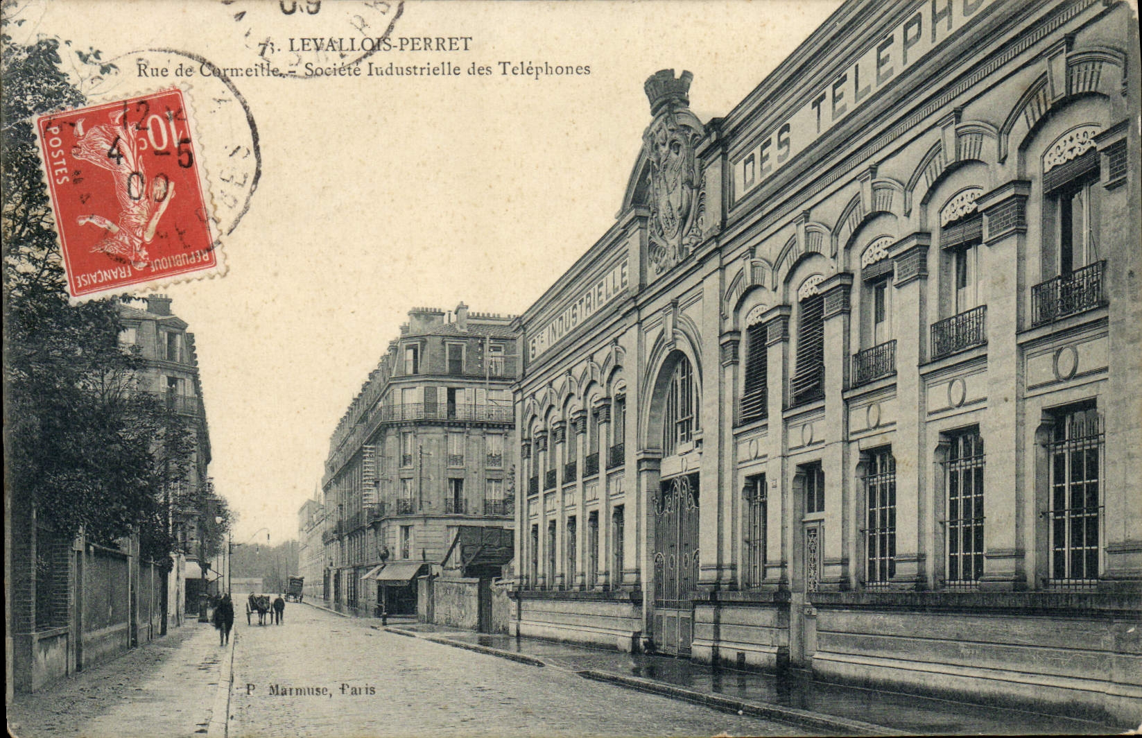 Rue de Carmeille — Société Industrielle des Téléphones — Levavlos-Perret
