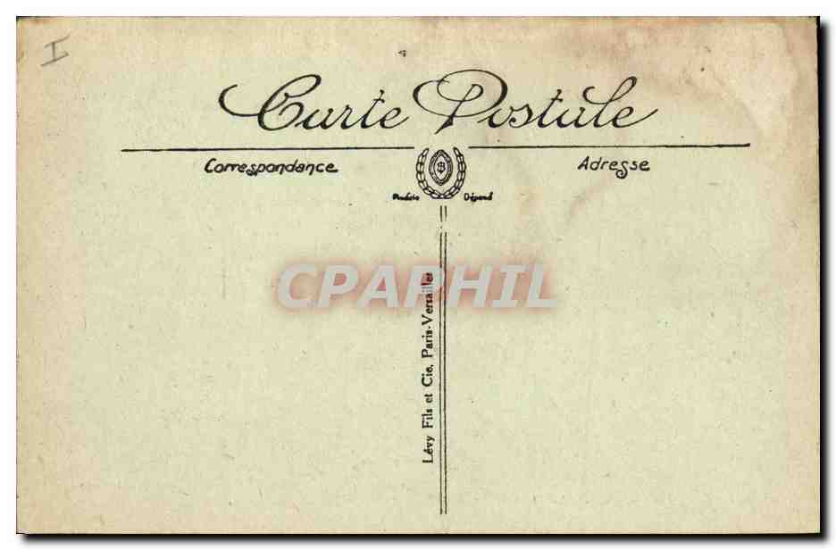 CPA Poste Metz L'Hotel des Postes et la gare — Rückseite