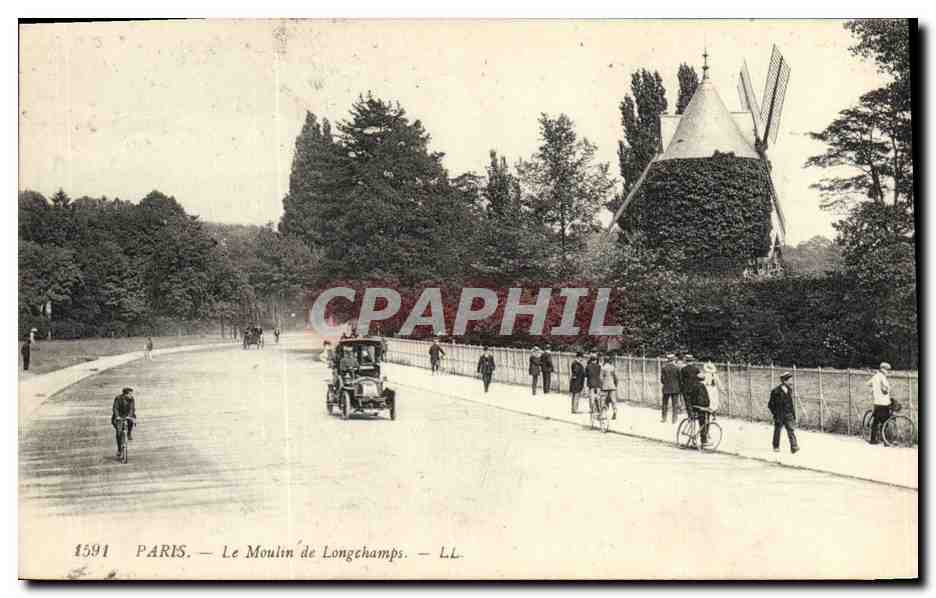 CPA Moulin a vent Paris Moulin de Longchamp 