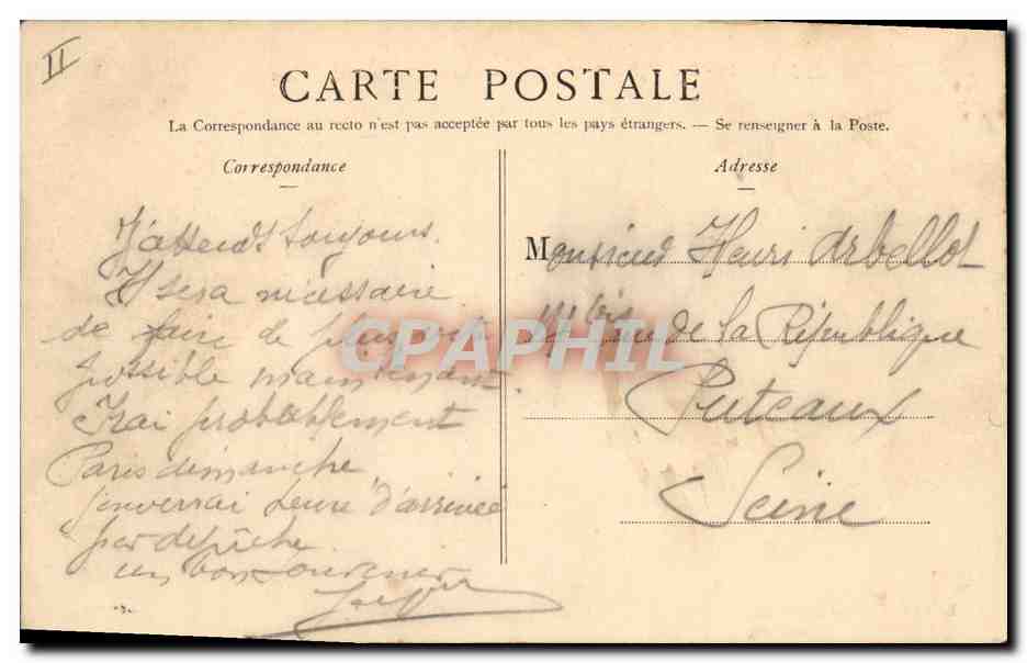 CPA Camp de Chalons Phare et baraquements Militaria  — Rückseite