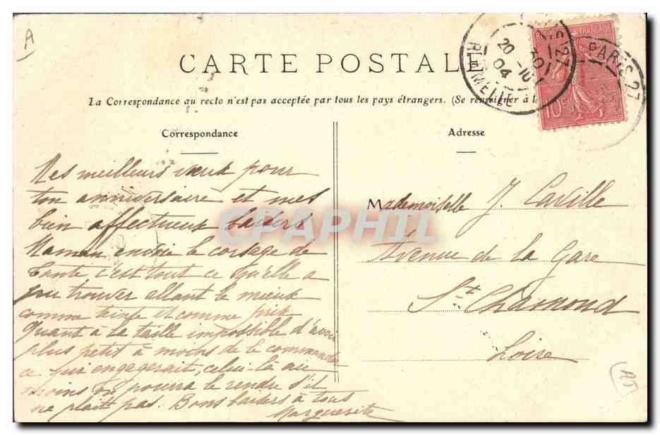 CPA Moulin a vent Guerande Le moulin de cremeur dit Moulin de diable — Verso