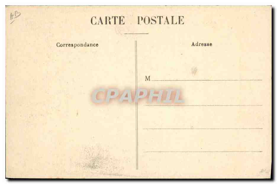 CPA Moulin a vent Paris Montmartre Bal du moulin de la Galette en 1850 — Rückseite