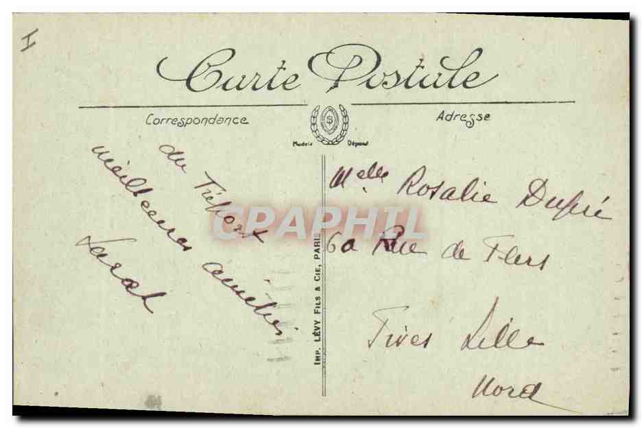 Le Tréport — La Flottille des Pêcheurs et l'Entrée du Port — LL. — N° 204 — Reverso