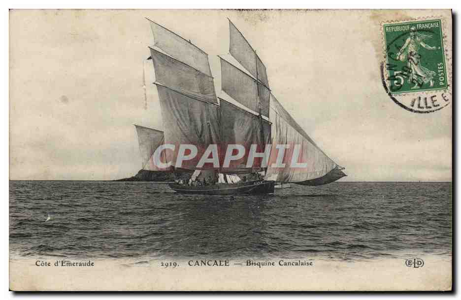 CANCALE — Bisquine Cancalaise — 1919