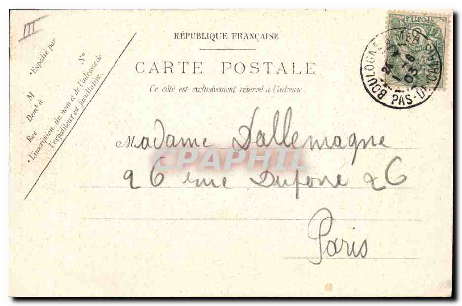 Boulogne-sur-Mer — Un coin du port — A.C. 34 — Verso