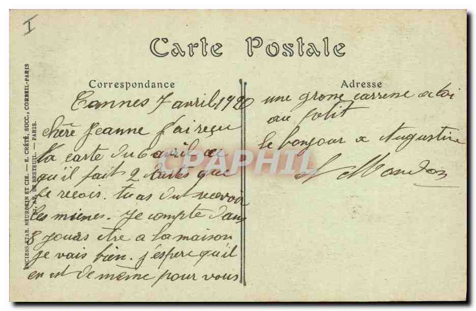 CANNES — Le Port et le Casino municipal (côté ouest). — Éditeur ND HOL, n° 409 — Reverso