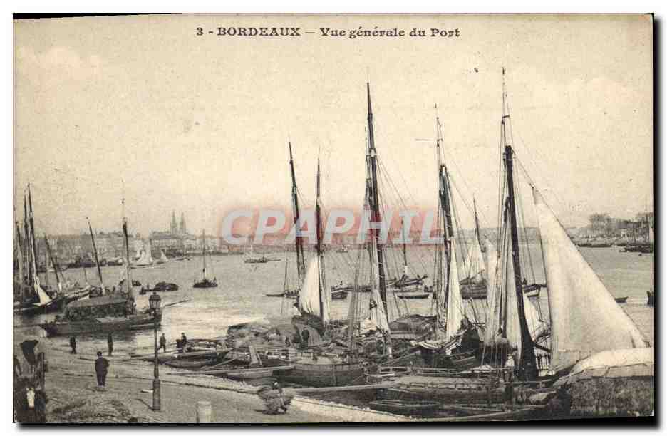 Bordeaux — Vue générale du Port — CPAPHIL