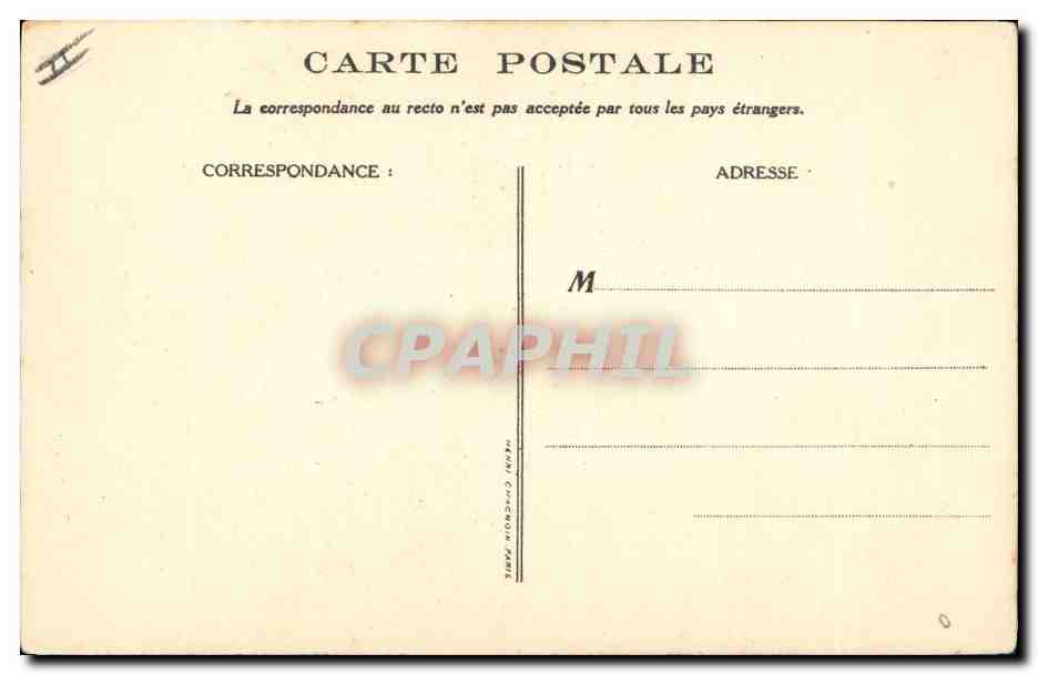 CPA Fantaisie Illustrateur Poulbot Victor Hugo Les miserables Gavroche Napoleon Elephant — Verso