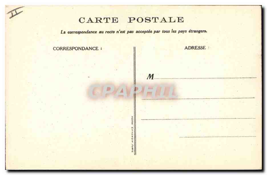 CPA Fantaisie Illustrateur Poulbot Victor Hugo Les miserables La petite fille toute seule — Verso