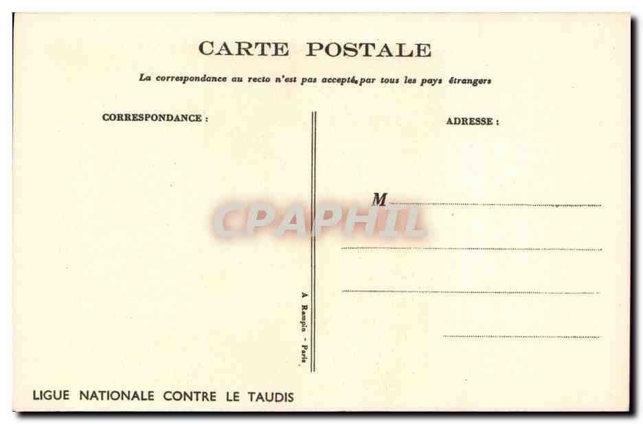 CPA Fantaisie Illustrateur Poulbot  — Verso