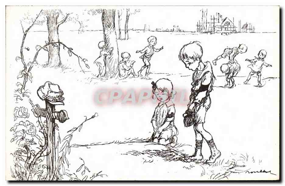 CPA Fantaisie Illustrateur Poulbot 