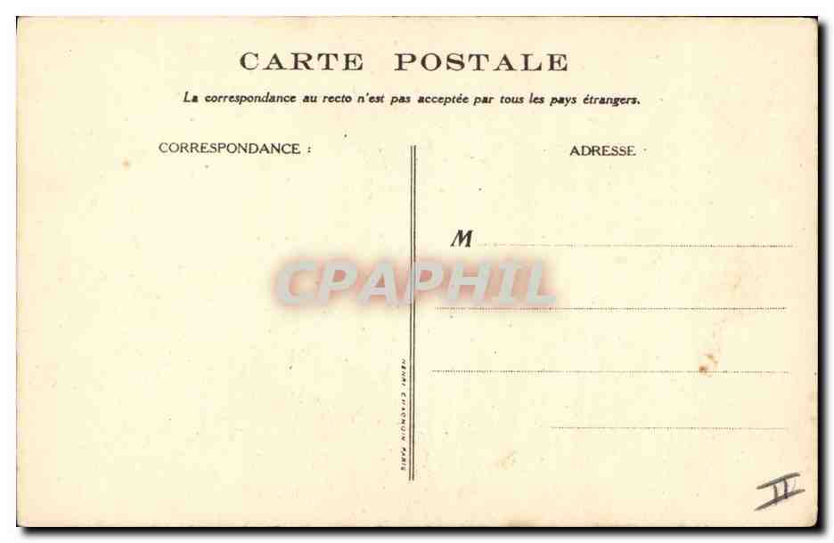 CPA Fantaisie Illustrateur Poulbot Victor Hugo La legende des siecles Le crapaud — Verso
