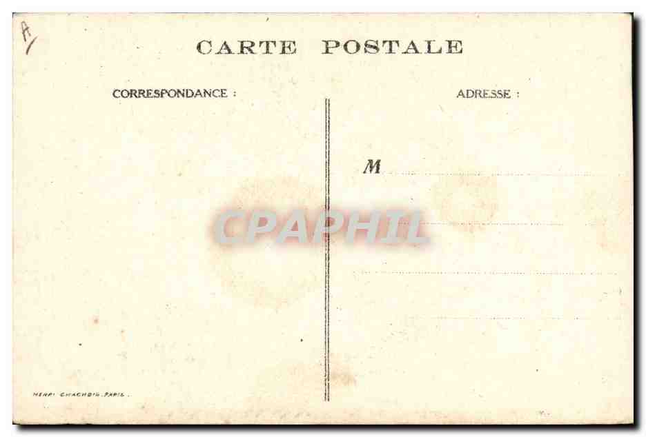 CPA Fantaisie Illustrateur Poulbot  — Verso