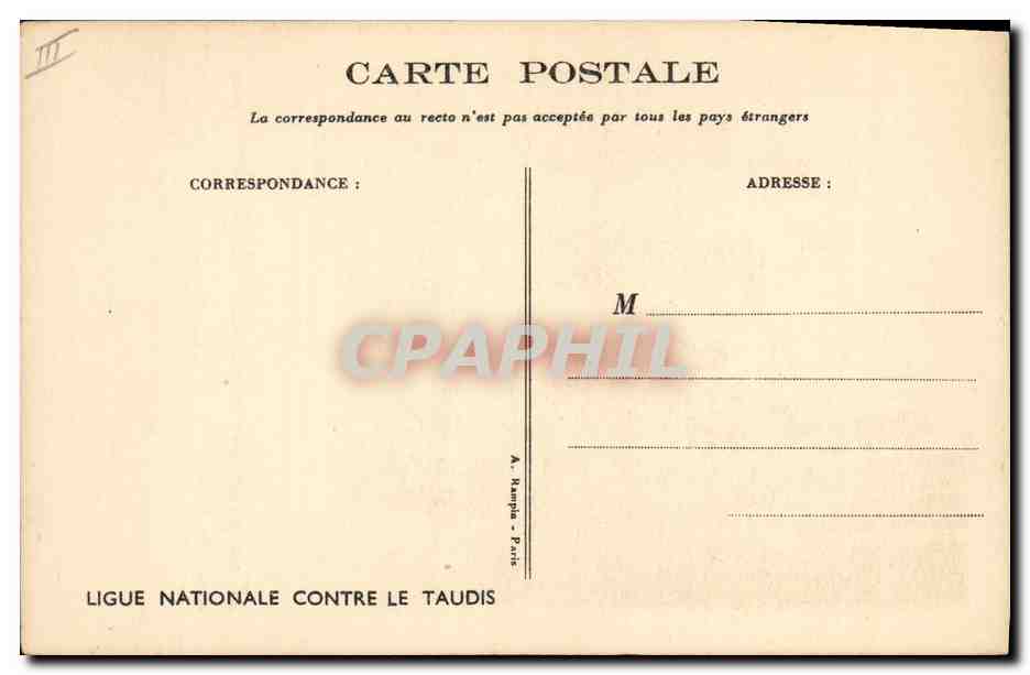 CPA Fantaisie Illustrateur Poulbot  — Verso