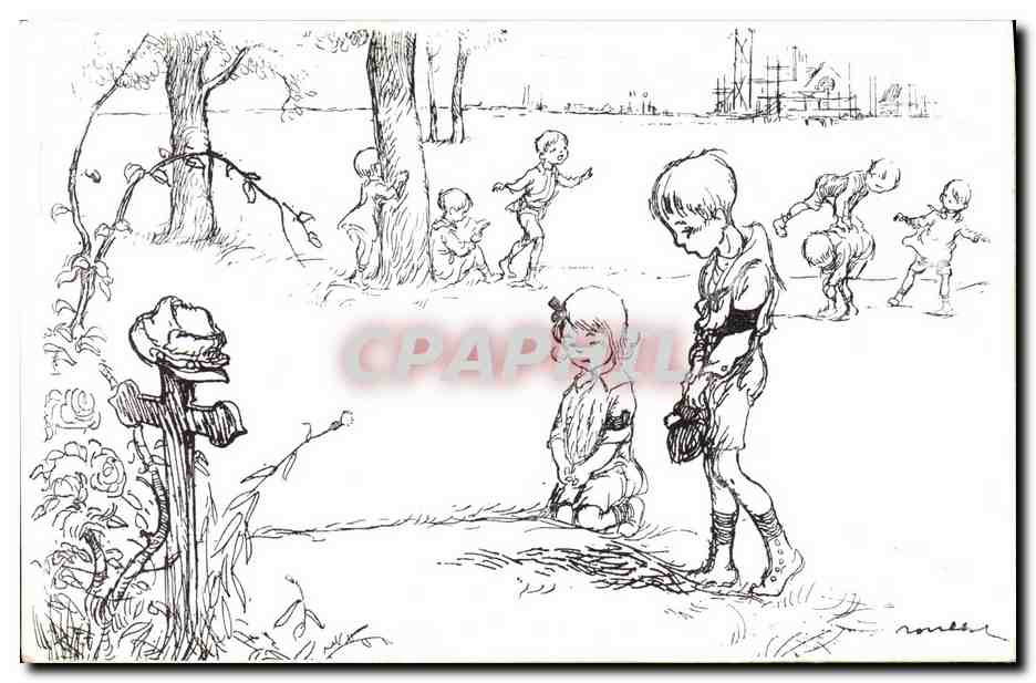 CPA Fantaisie Illustrateur Poulbot 