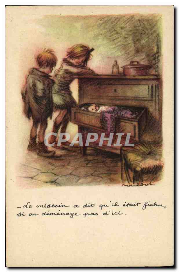 CPA Fantaisie Illustrateur Poulbot 