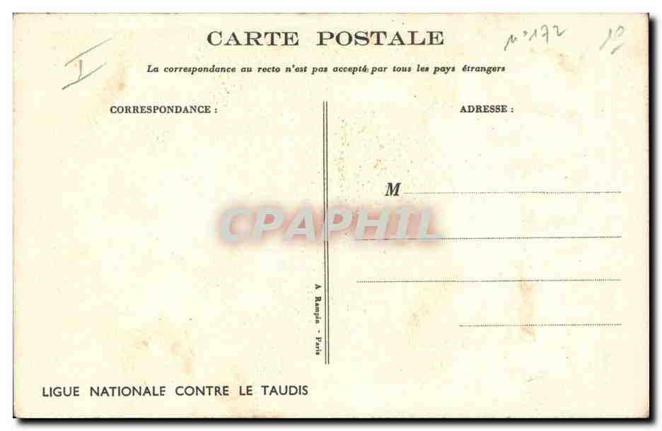 CPA Fantaisie Illustrateur Poulbot  — Verso