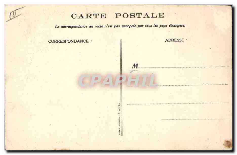 CPA Fantaisie Illustrateur Poulbot Victor Hugo Les miserables La petite fille toute seule — Verso
