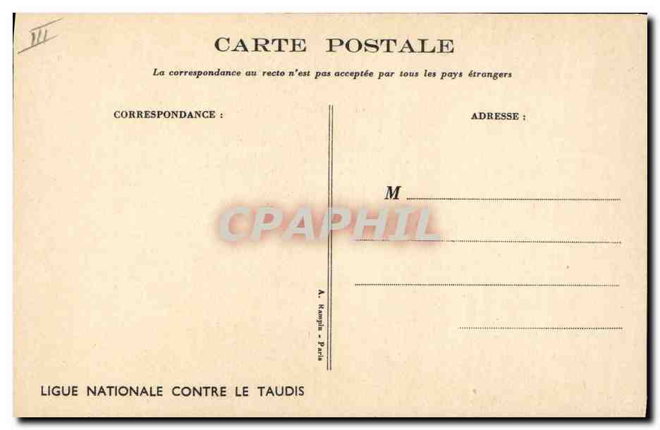 CPA Fantaisie Illustrateur Poulbot  — Verso