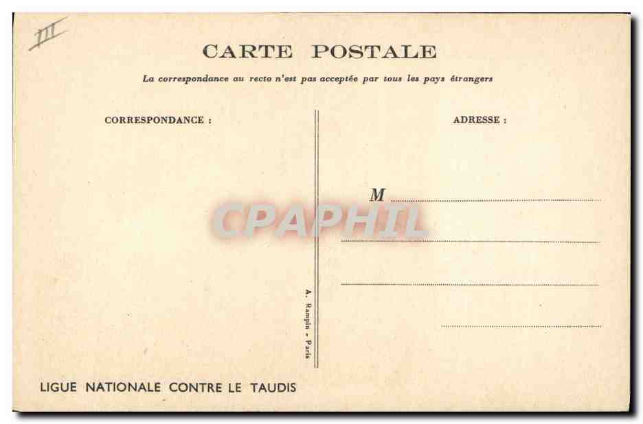 CPA Fantaisie Illustrateur Poulbot  — Verso