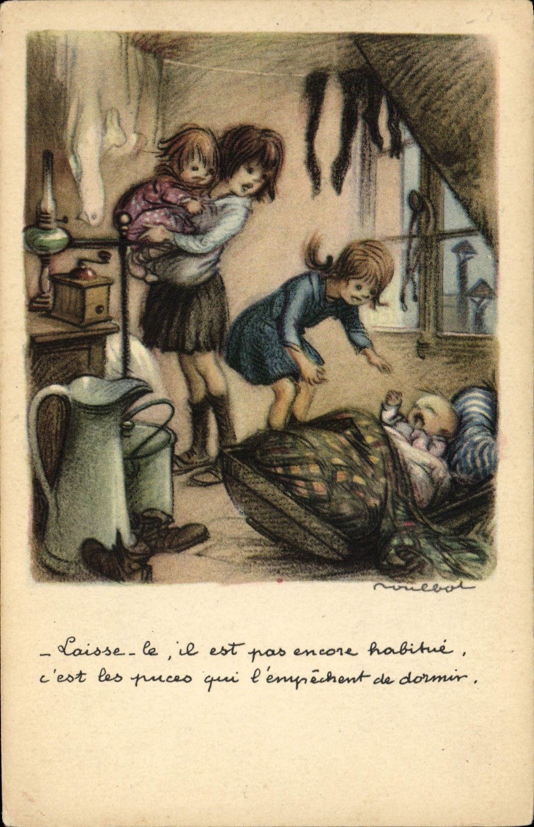 CPA Fantaisie Illustrateur Poulbot 