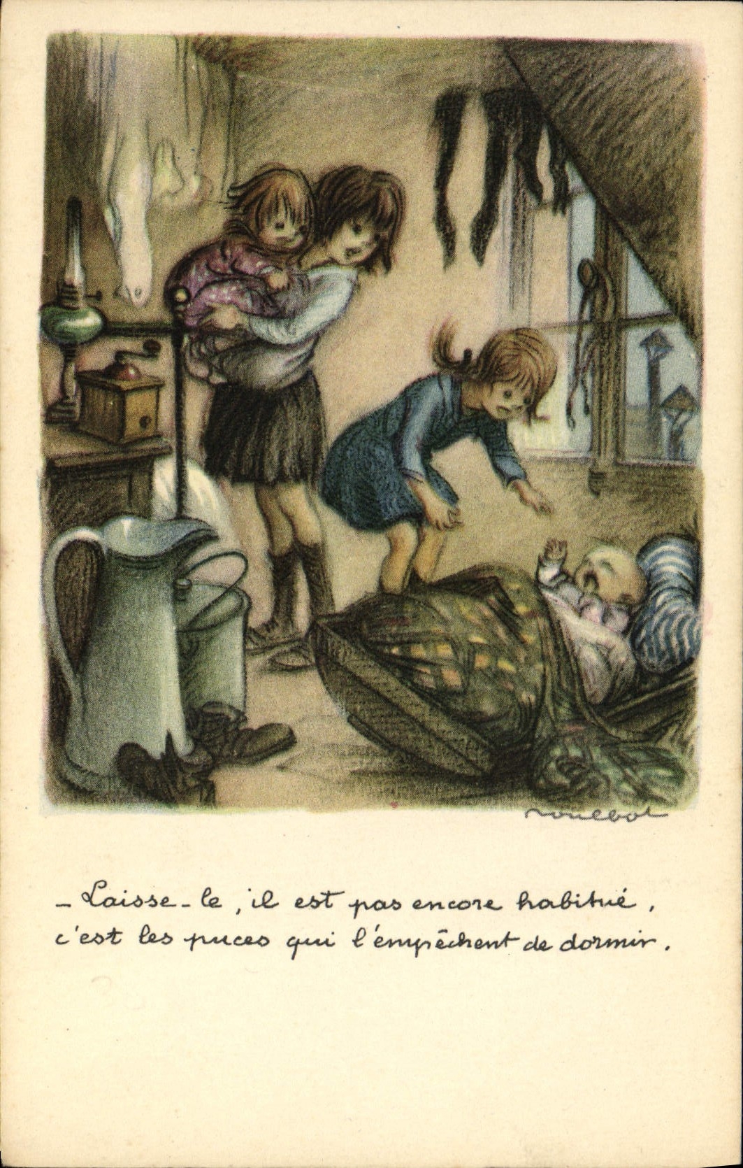 CPA Fantaisie Illustrateur Poulbot 