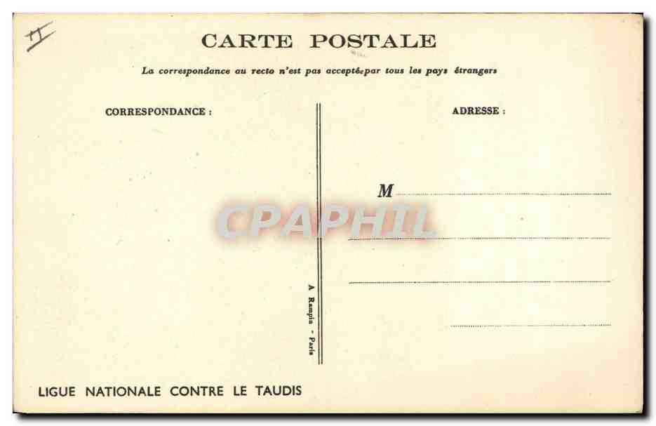 CPA Fantaisie Illustrateur Poulbot  — Verso
