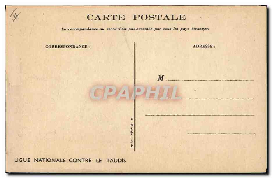CPA Fantaisie Illustrateur Poulbot  — Verso