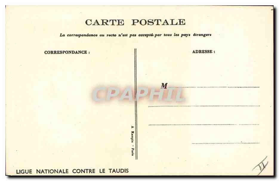 CPA Fantaisie Illustrateur Poulbot  — Verso