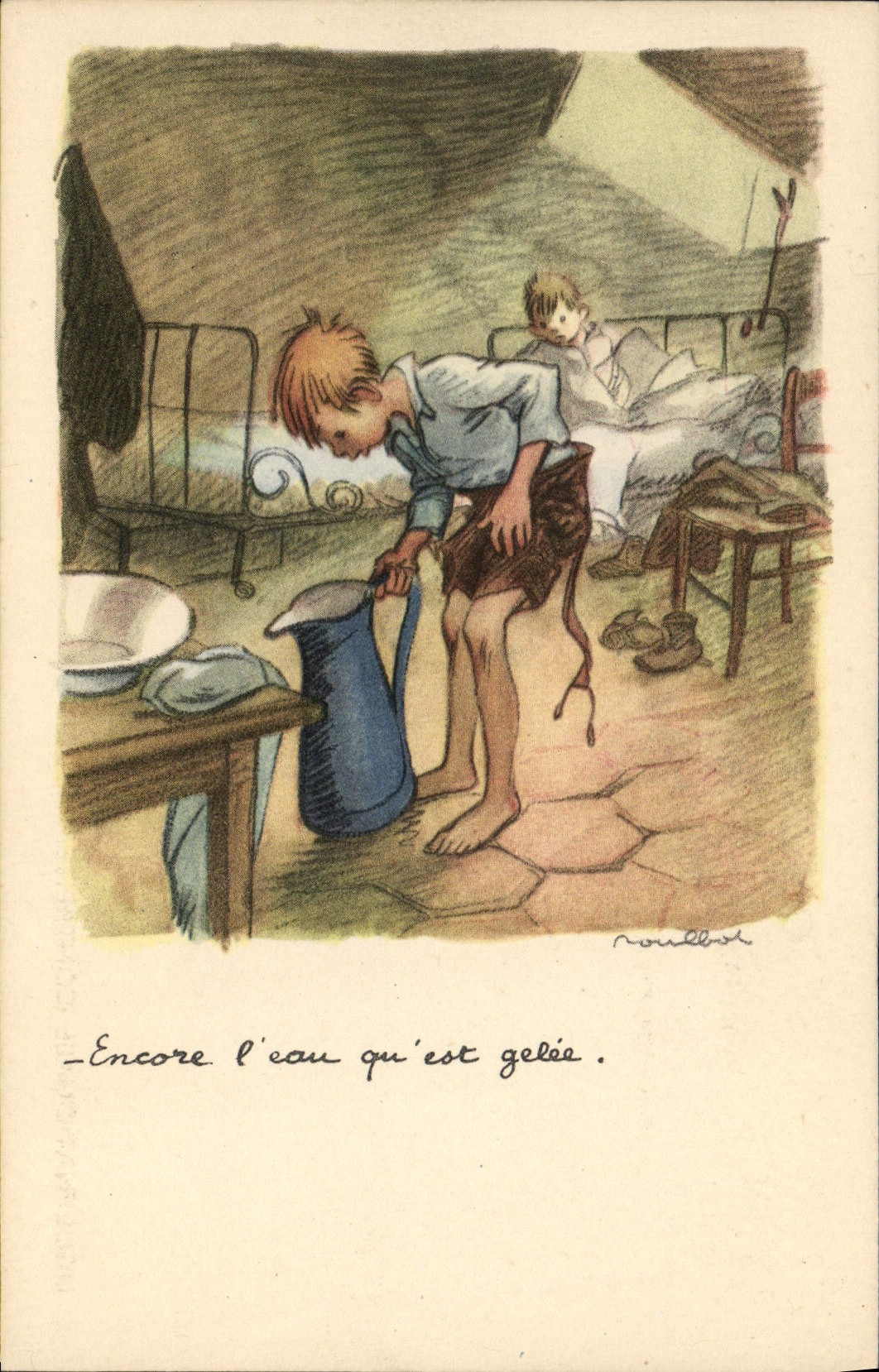 CPA Fantaisie Illustrateur Poulbot 
