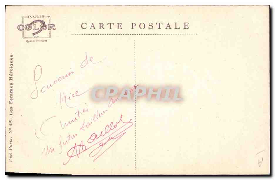 CPA Fantaisie Illustrateur La Polonaise Poland Pologne  — Verso