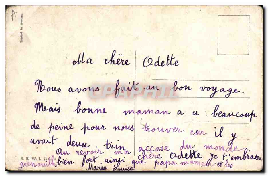 CPA Fantaisie Illustrateur Feiertug Enfant  — Verso