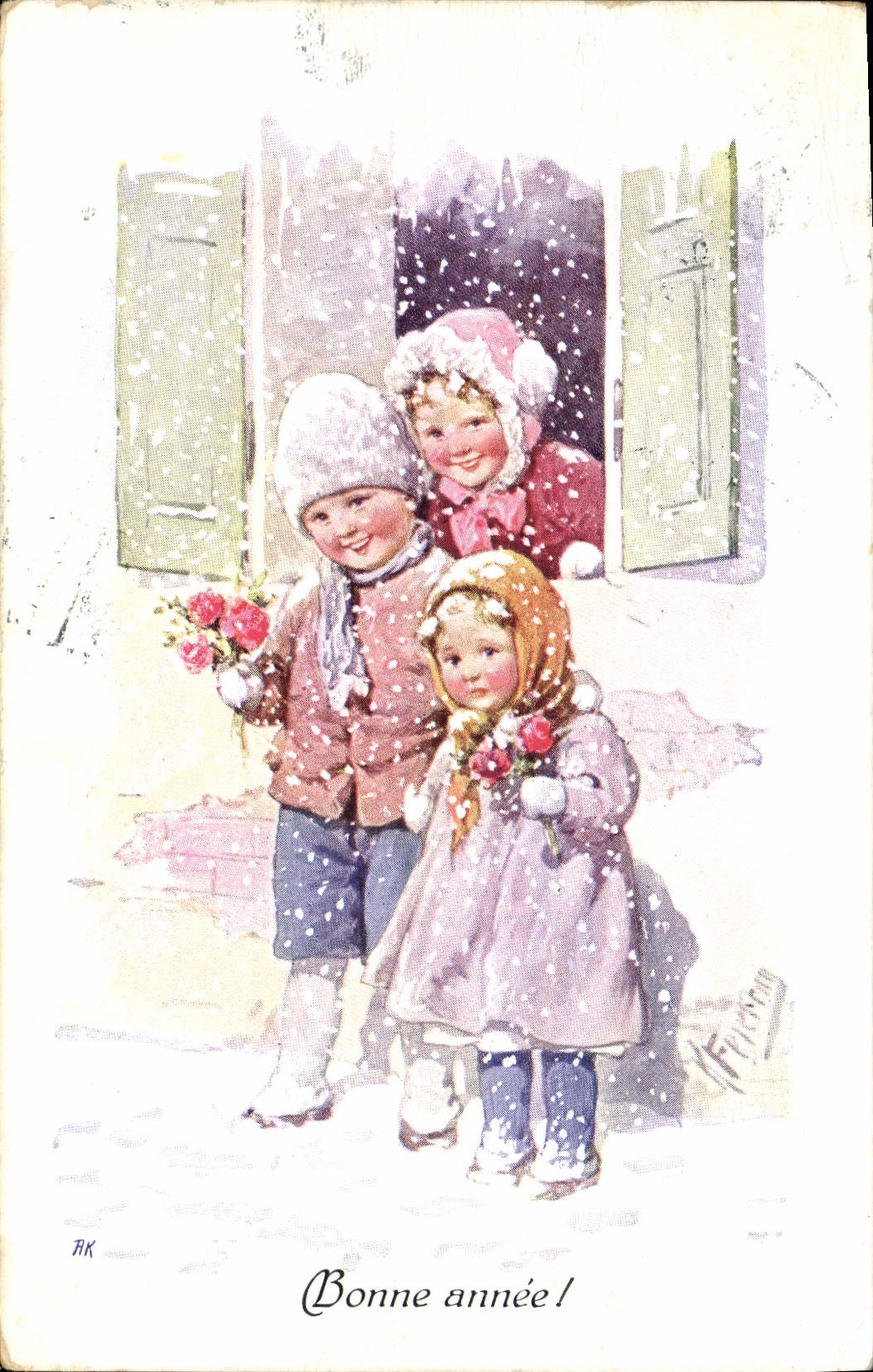 CPA Fantaisie Illustrateur Feiertug Enfants 