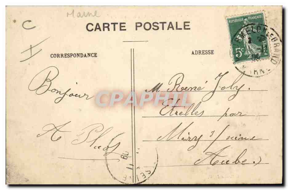 CPA Militaria La vie au camp Une revue de pied  — Rückseite