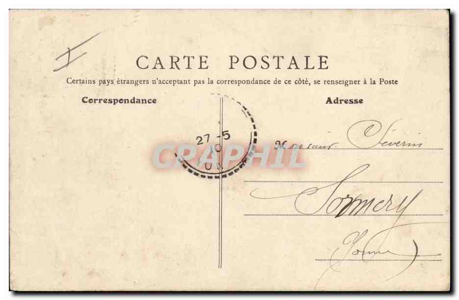 Le Camp de Cercottes — Une pause après la soupe — CPAPHIL n°503 — Verso