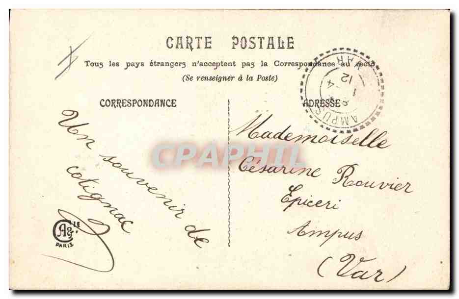 CPA Militaria Soldat 1er AVril  — Rückseite
